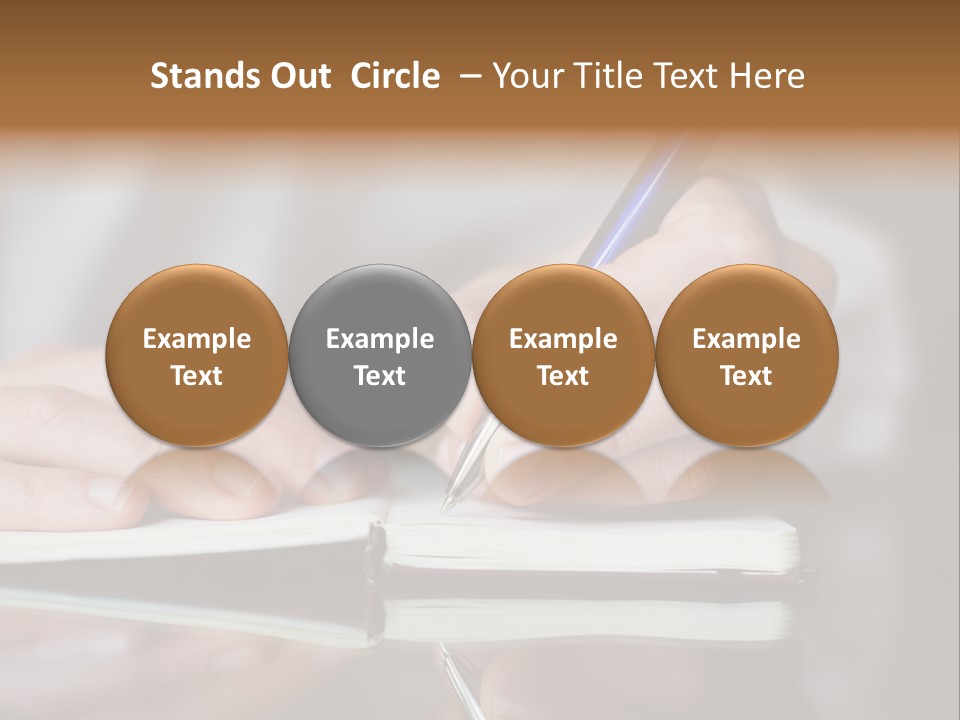 Paper Diary Room PowerPoint Template