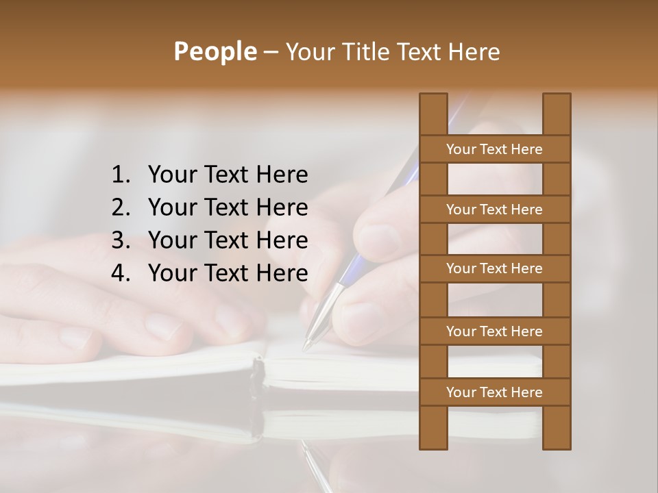 Paper Diary Room PowerPoint Template