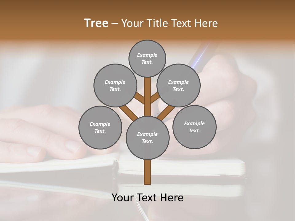 Paper Diary Room PowerPoint Template