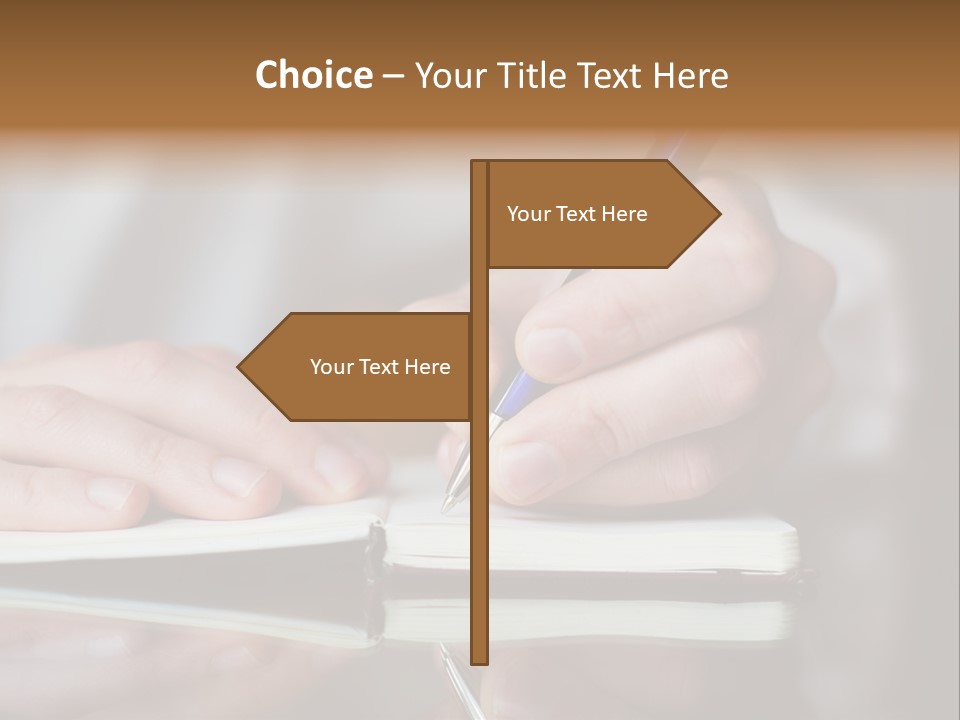 Paper Diary Room PowerPoint Template