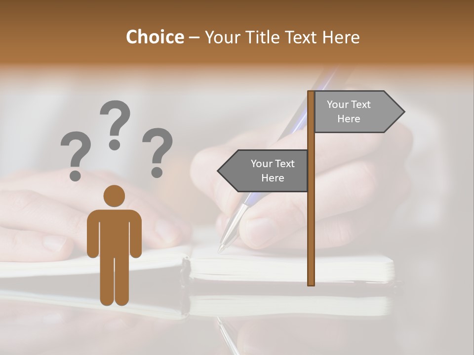 Paper Diary Room PowerPoint Template