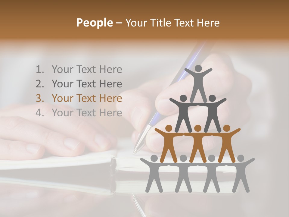 Paper Diary Room PowerPoint Template