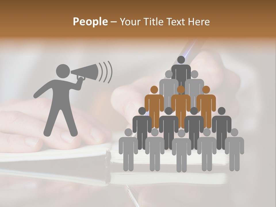 Paper Diary Room PowerPoint Template