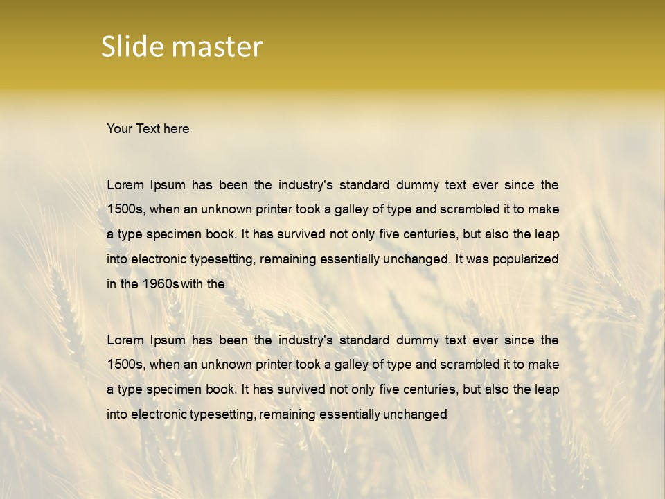 Farm Harvest Breads PowerPoint Template