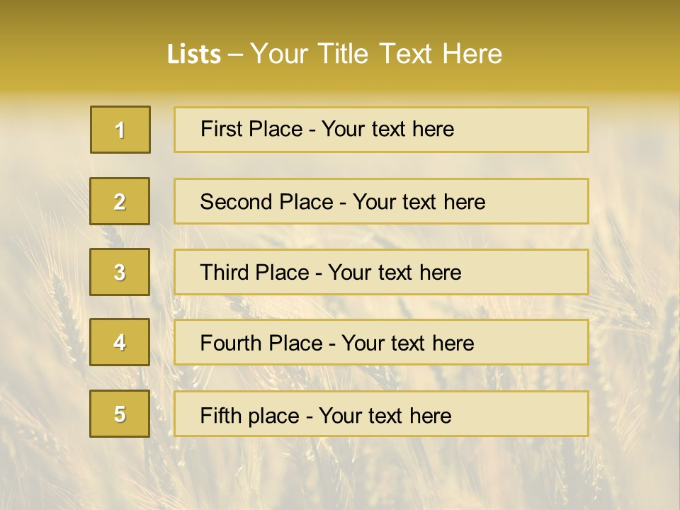 Farm Harvest Breads PowerPoint Template