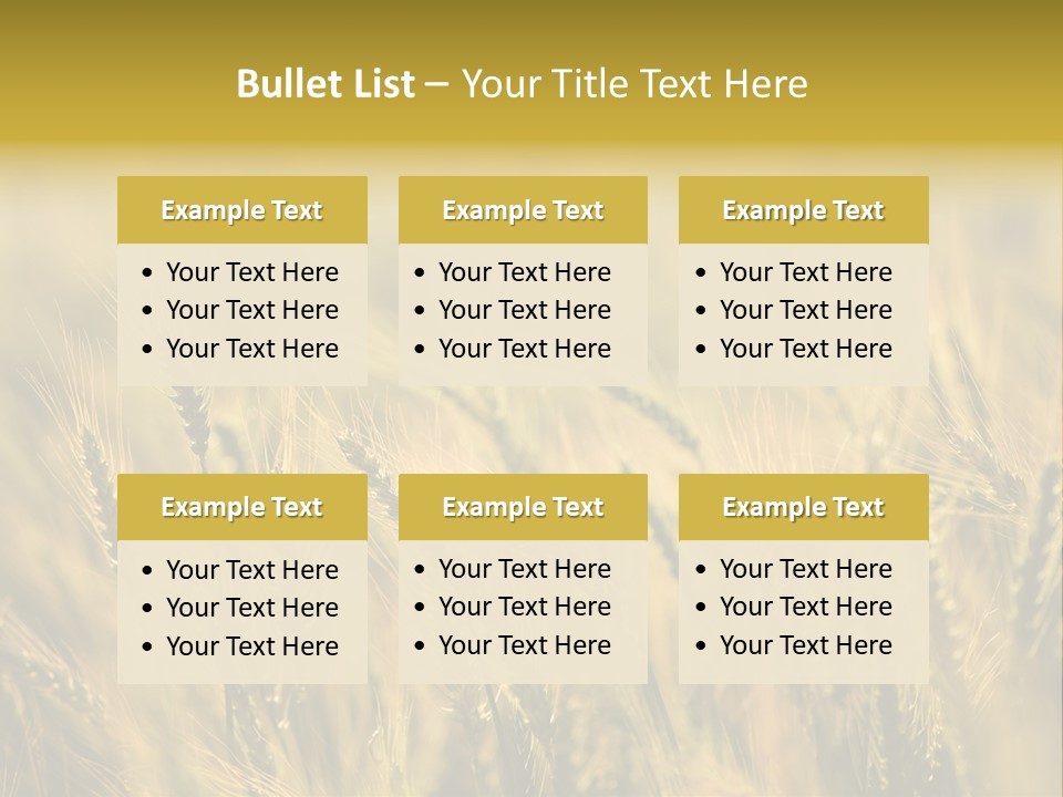Farm Harvest Breads PowerPoint Template