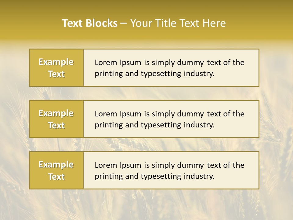Farm Harvest Breads PowerPoint Template