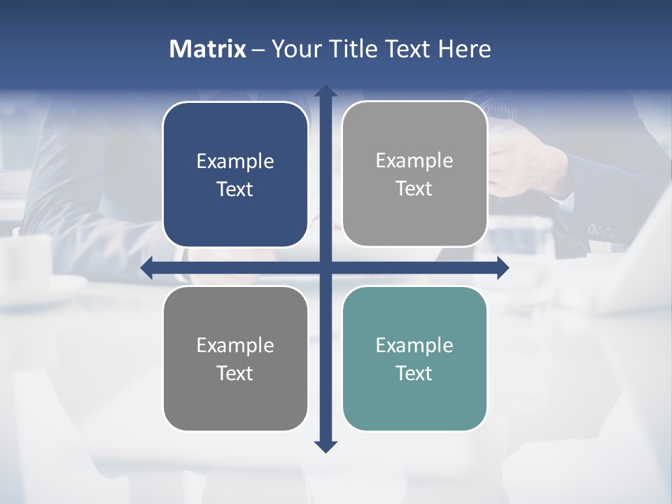Focus Busy Touchpad PowerPoint Template