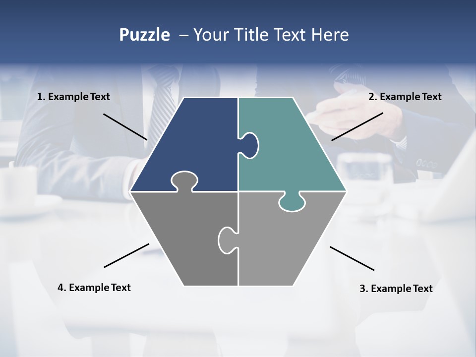 Focus Busy Touchpad PowerPoint Template