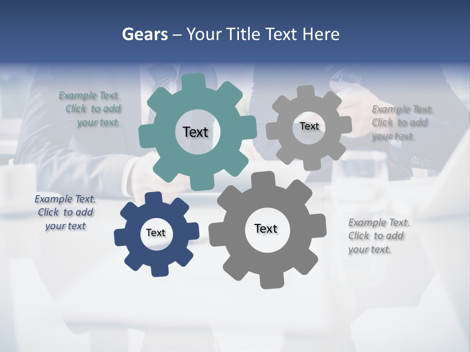 Focus Busy Touchpad PowerPoint Template