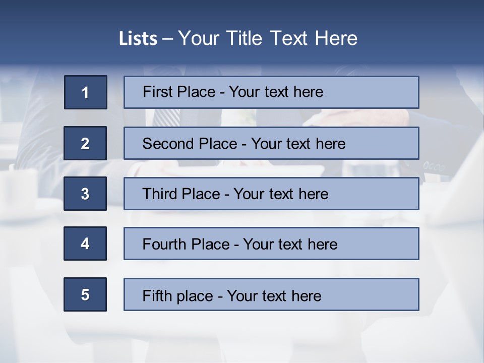 Focus Busy Touchpad PowerPoint Template