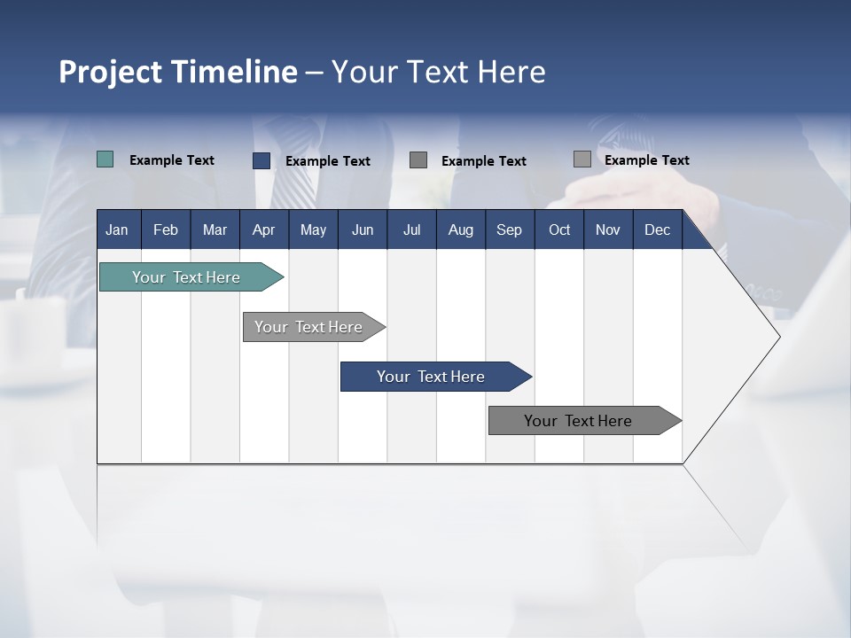 Focus Busy Touchpad PowerPoint Template