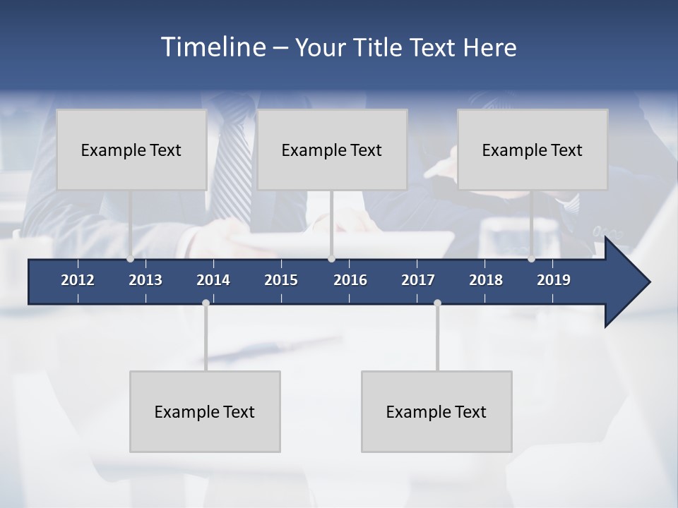 Focus Busy Touchpad PowerPoint Template
