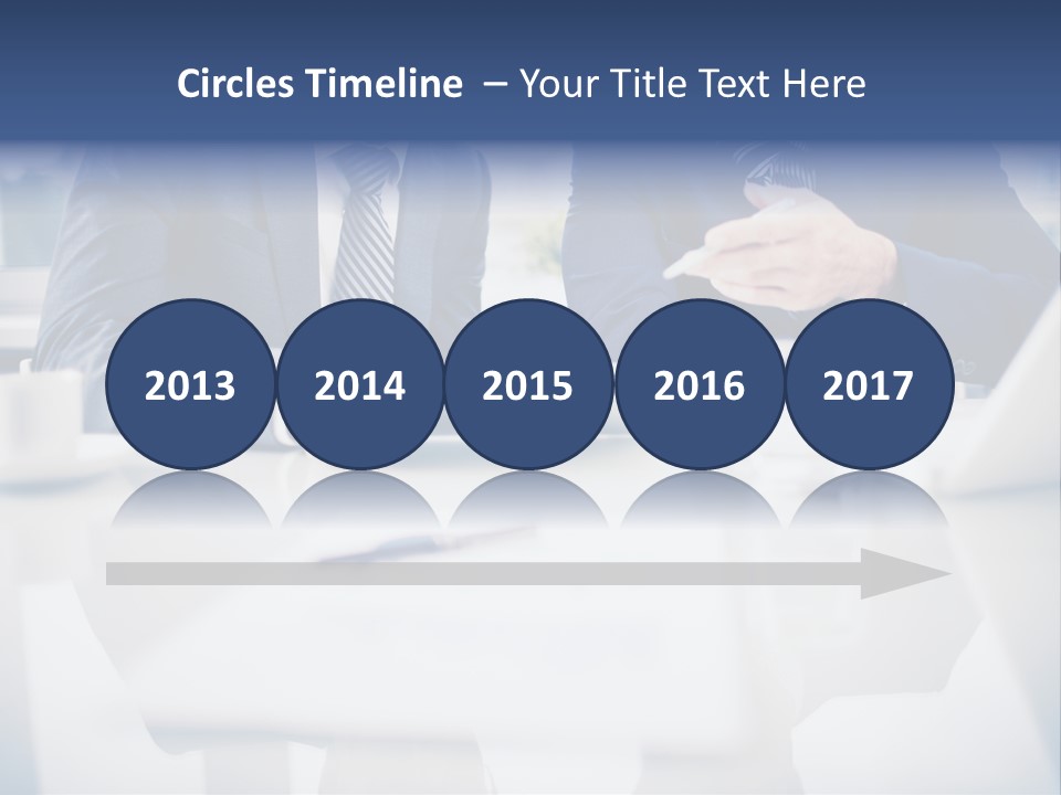 Focus Busy Touchpad PowerPoint Template