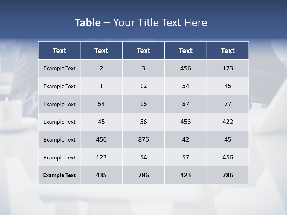Focus Busy Touchpad PowerPoint Template