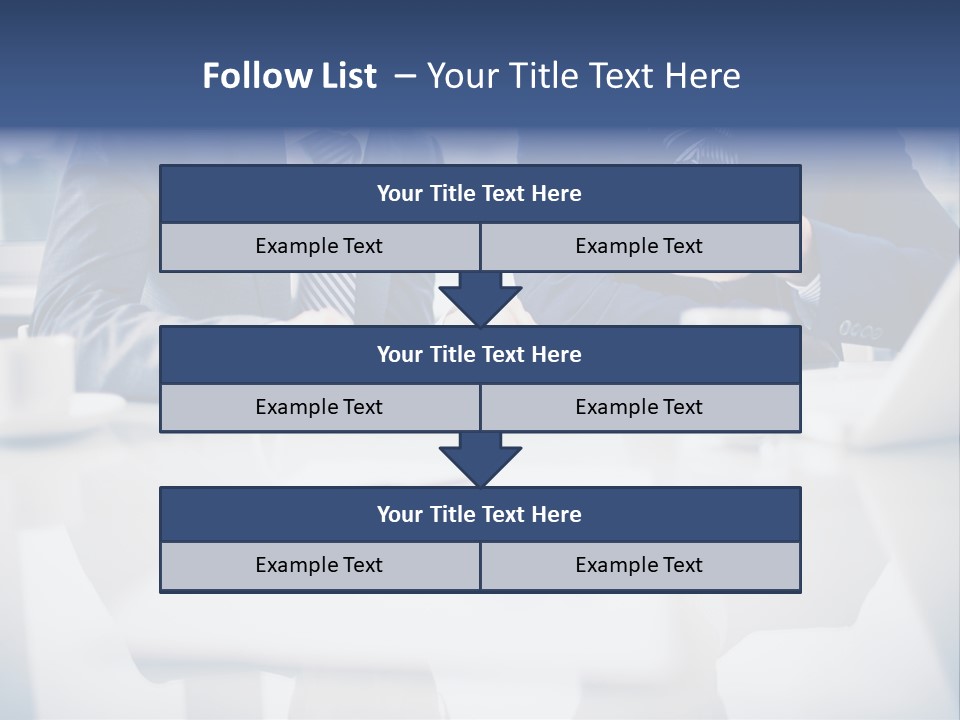 Focus Busy Touchpad PowerPoint Template