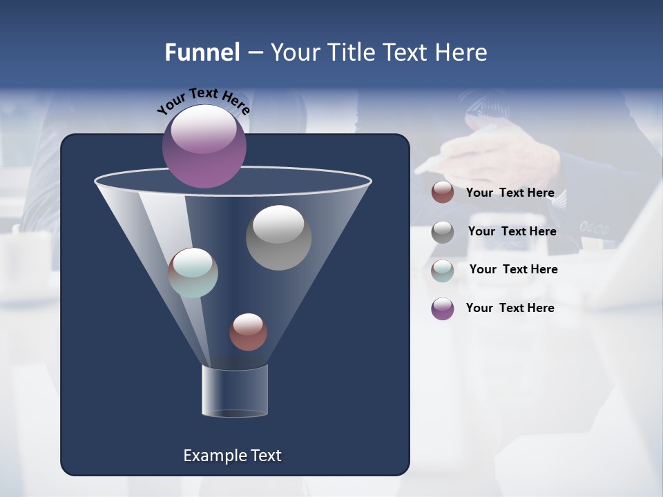 Focus Busy Touchpad PowerPoint Template