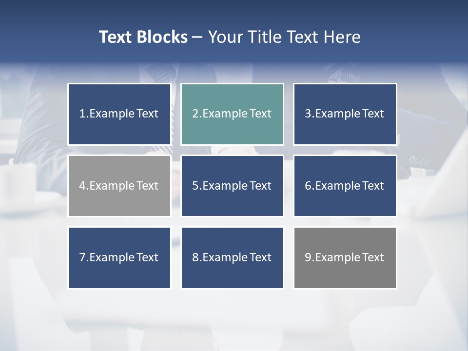 Focus Busy Touchpad PowerPoint Template