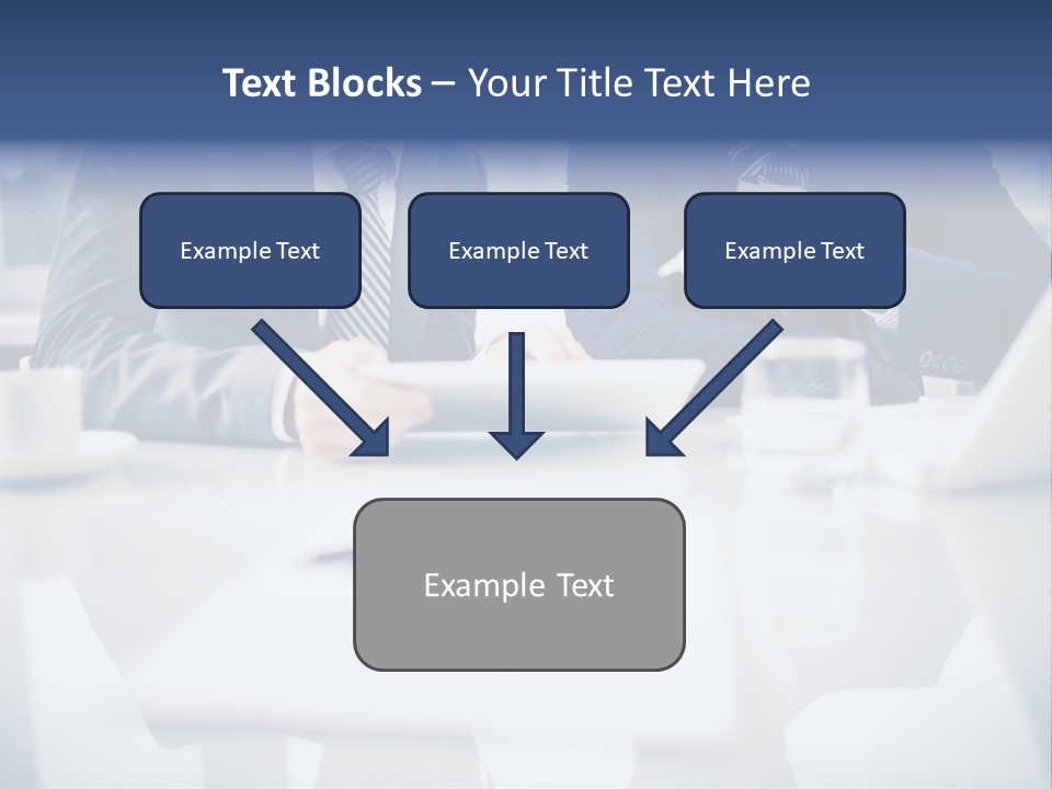 Focus Busy Touchpad PowerPoint Template