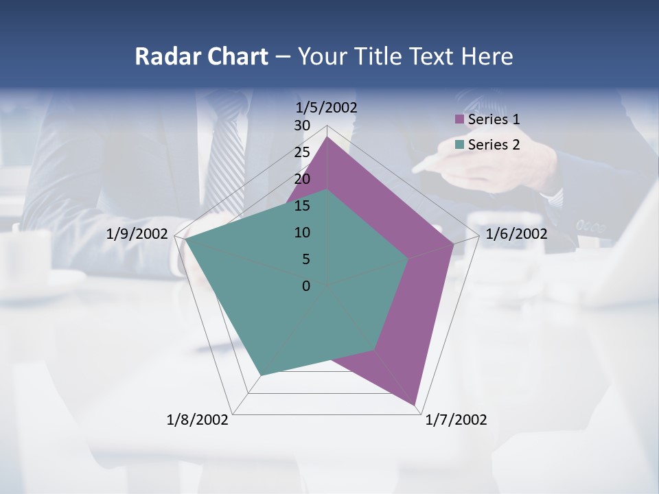 Focus Busy Touchpad PowerPoint Template