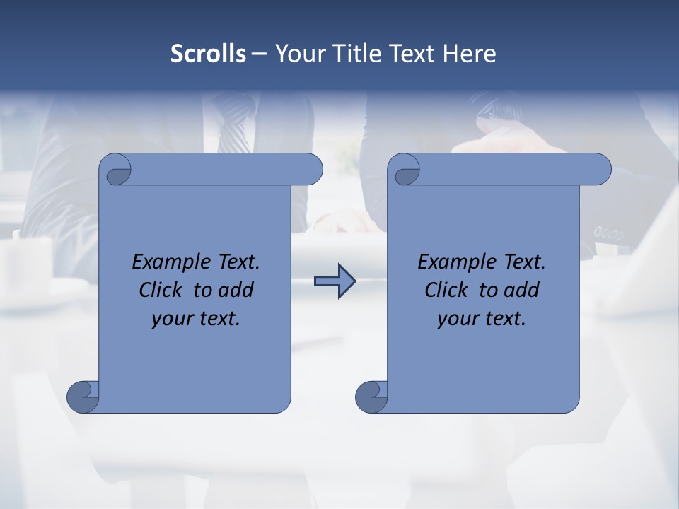 Focus Busy Touchpad PowerPoint Template