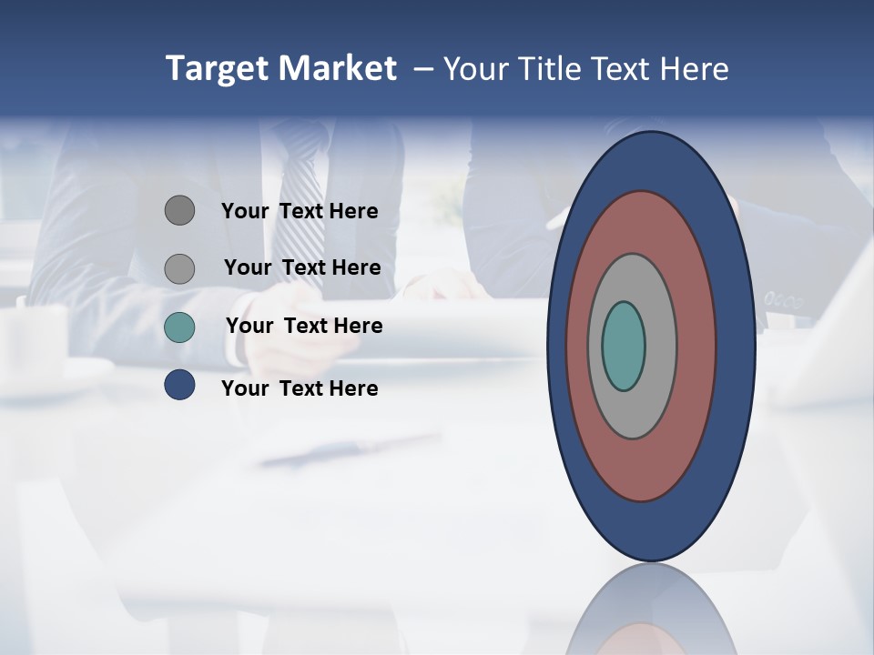 Focus Busy Touchpad PowerPoint Template