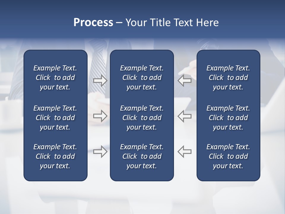 Focus Busy Touchpad PowerPoint Template