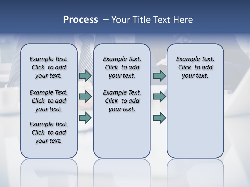 Focus Busy Touchpad PowerPoint Template