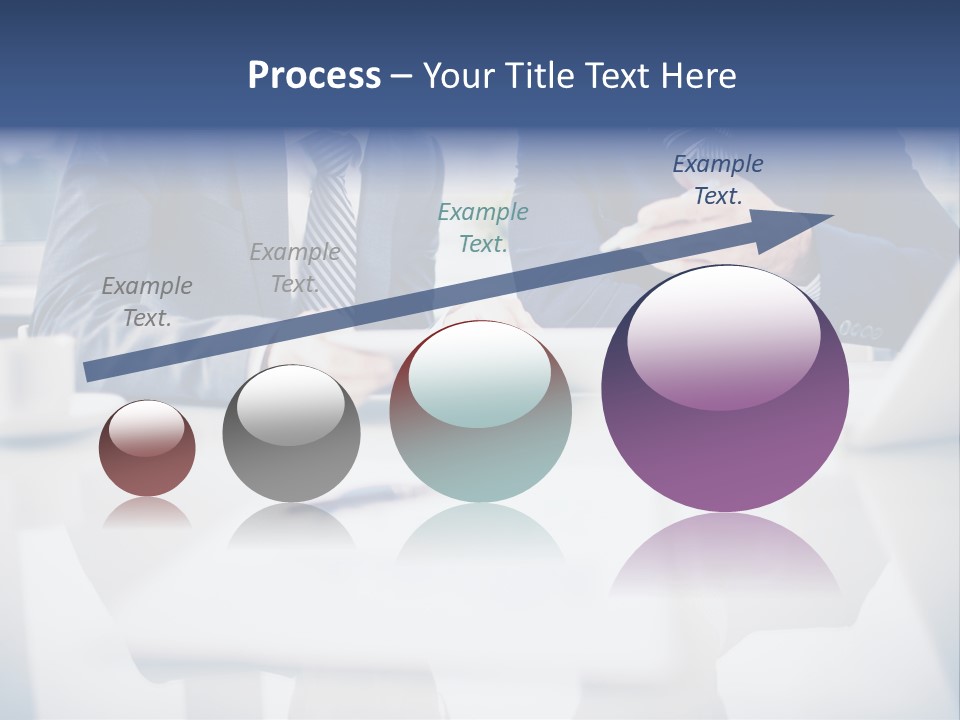 Focus Busy Touchpad PowerPoint Template