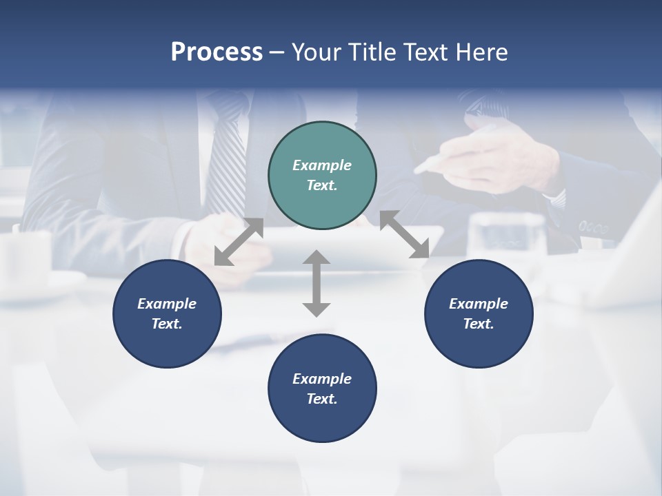 Focus Busy Touchpad PowerPoint Template