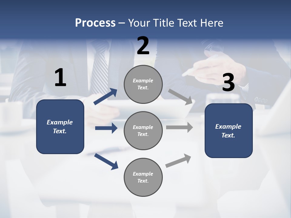 Focus Busy Touchpad PowerPoint Template