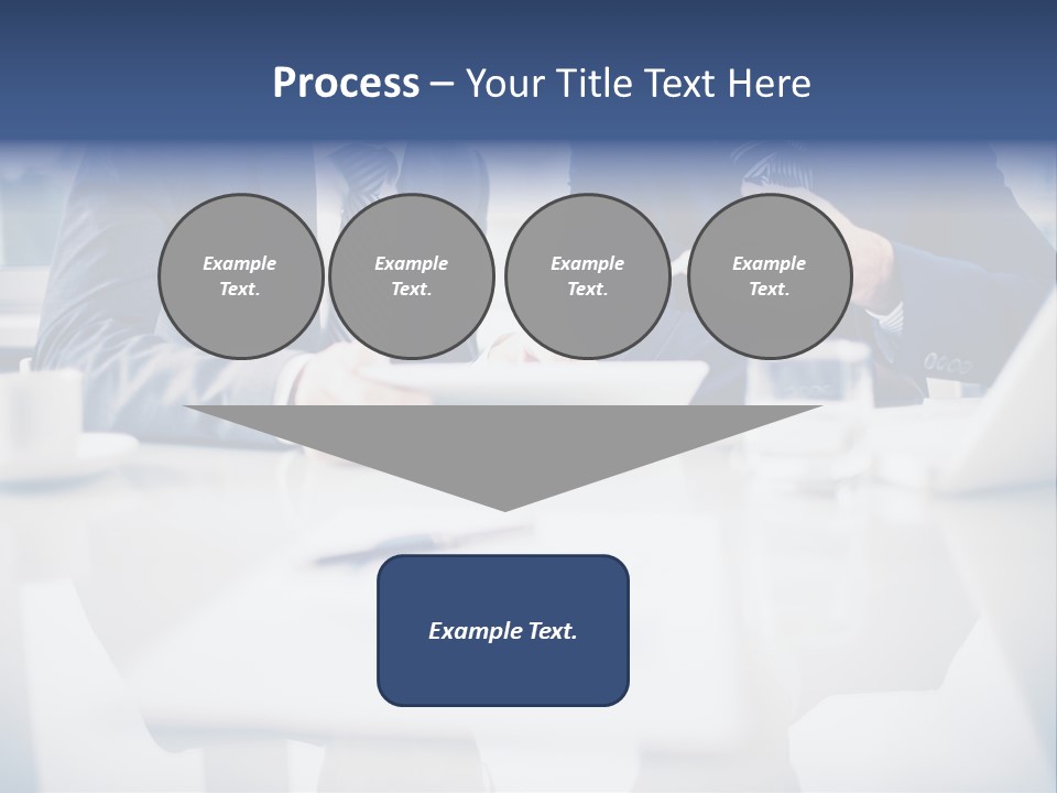 Focus Busy Touchpad PowerPoint Template