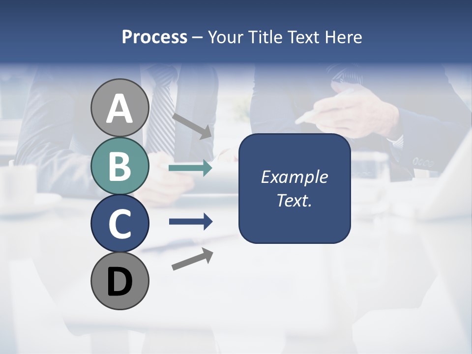 Focus Busy Touchpad PowerPoint Template