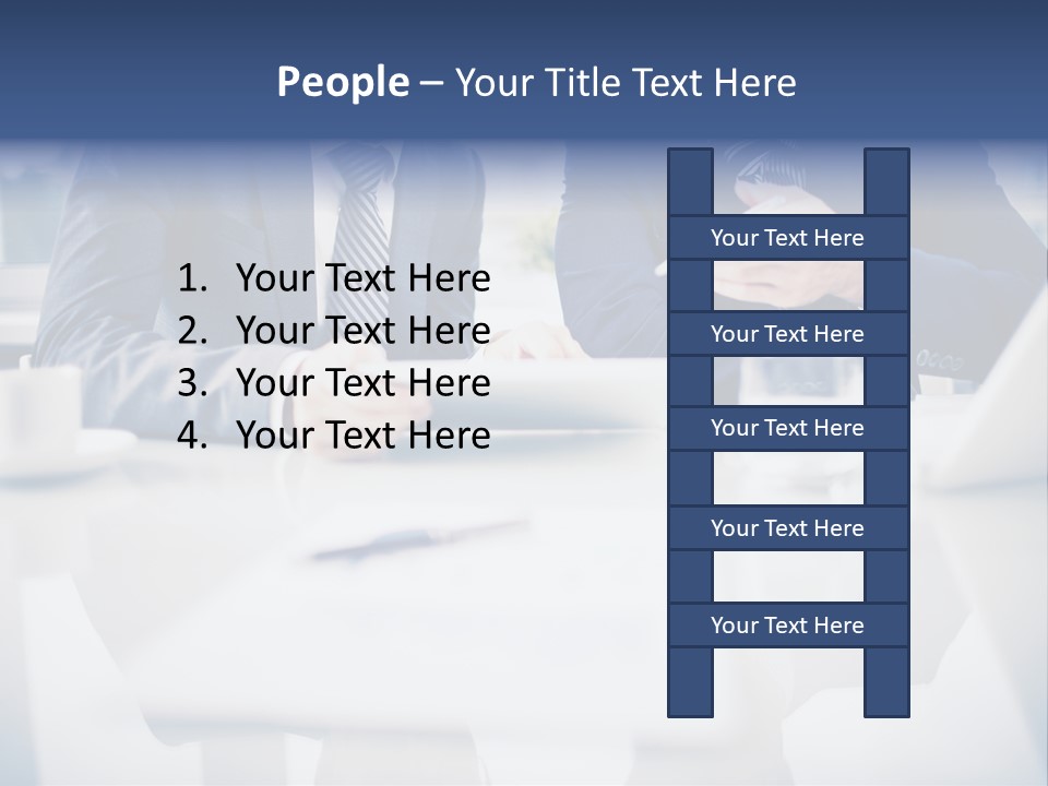 Focus Busy Touchpad PowerPoint Template