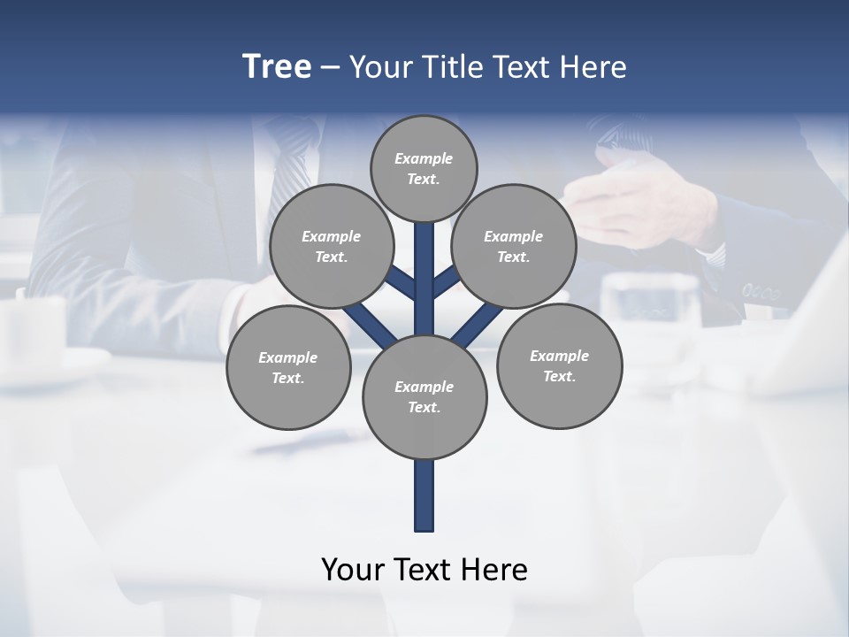 Focus Busy Touchpad PowerPoint Template