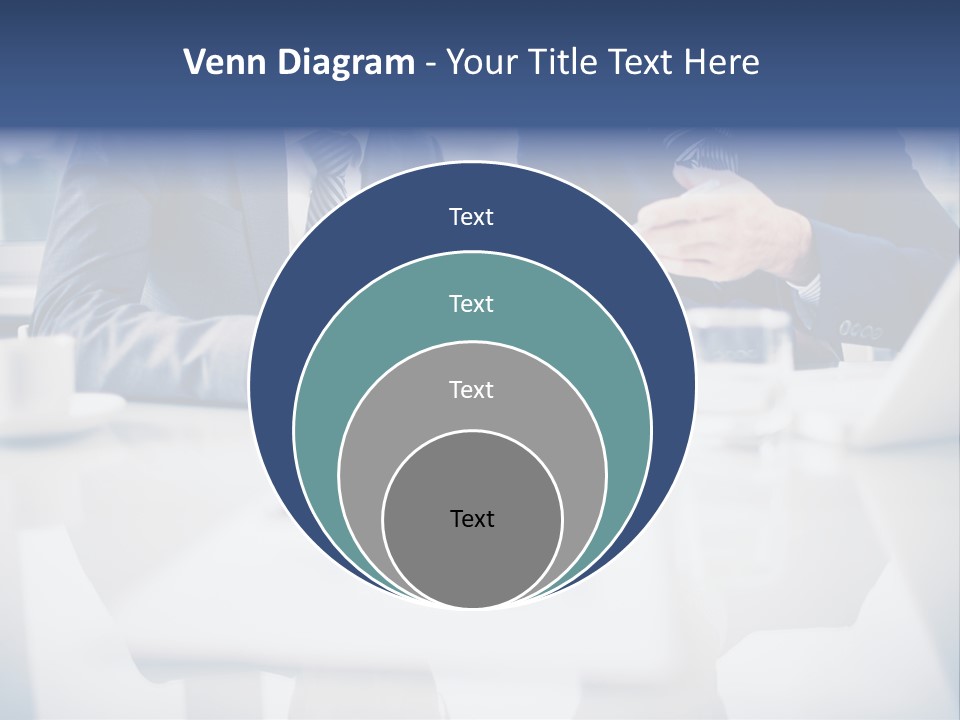 Focus Busy Touchpad PowerPoint Template