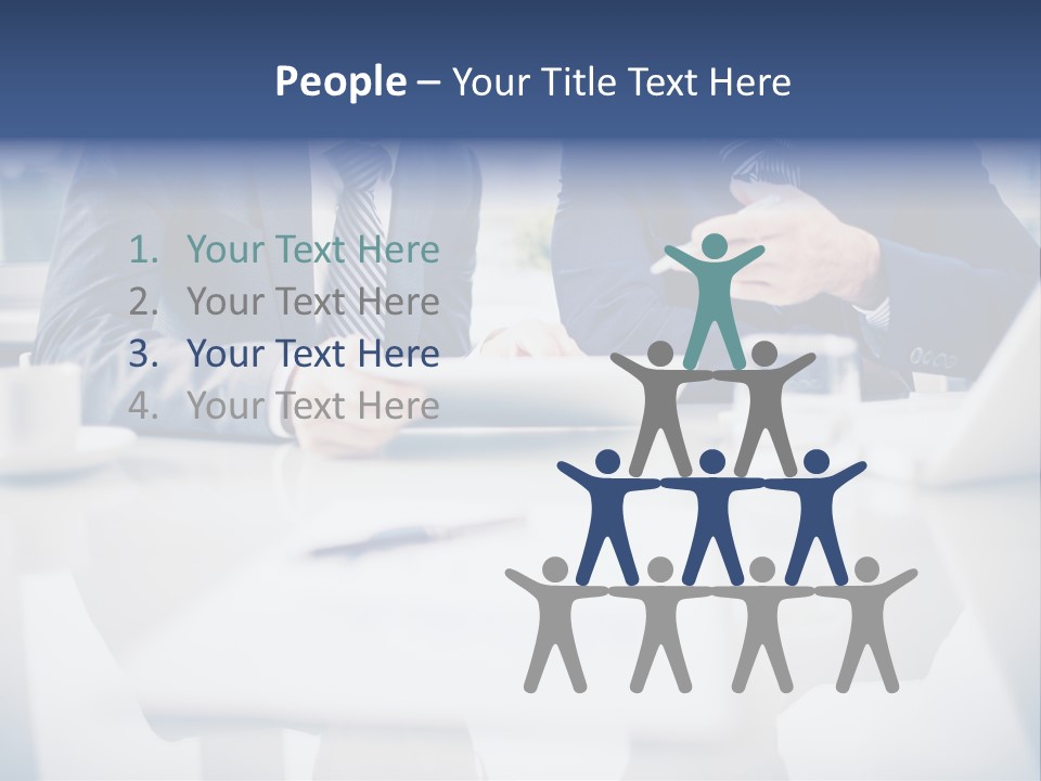 Focus Busy Touchpad PowerPoint Template