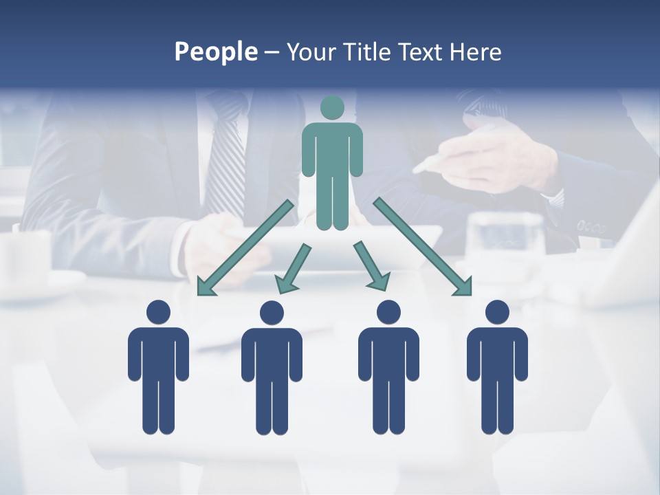 Focus Busy Touchpad PowerPoint Template