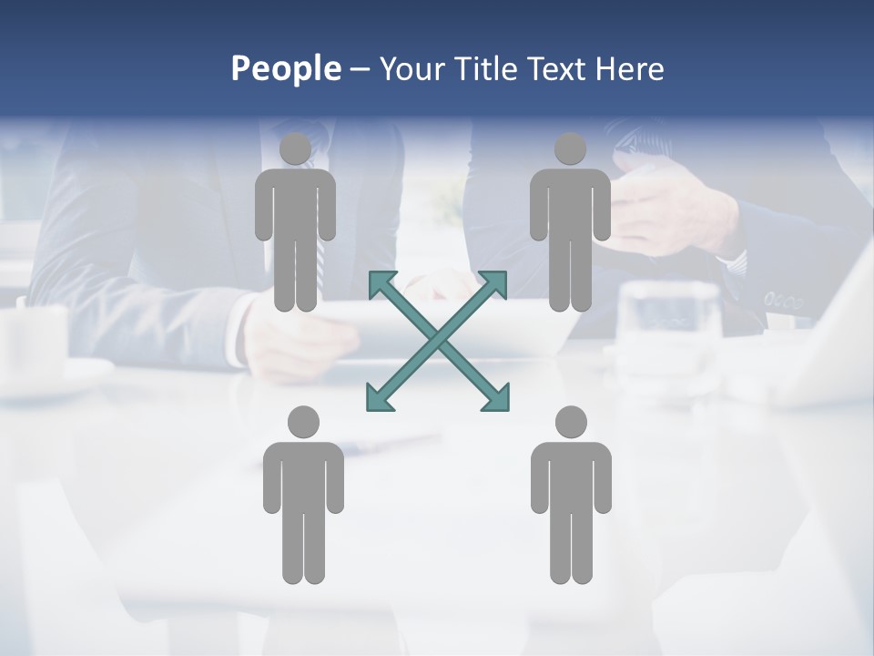 Focus Busy Touchpad PowerPoint Template