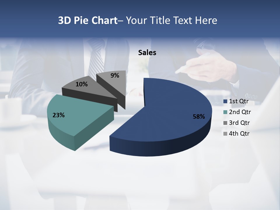 Focus Busy Touchpad PowerPoint Template