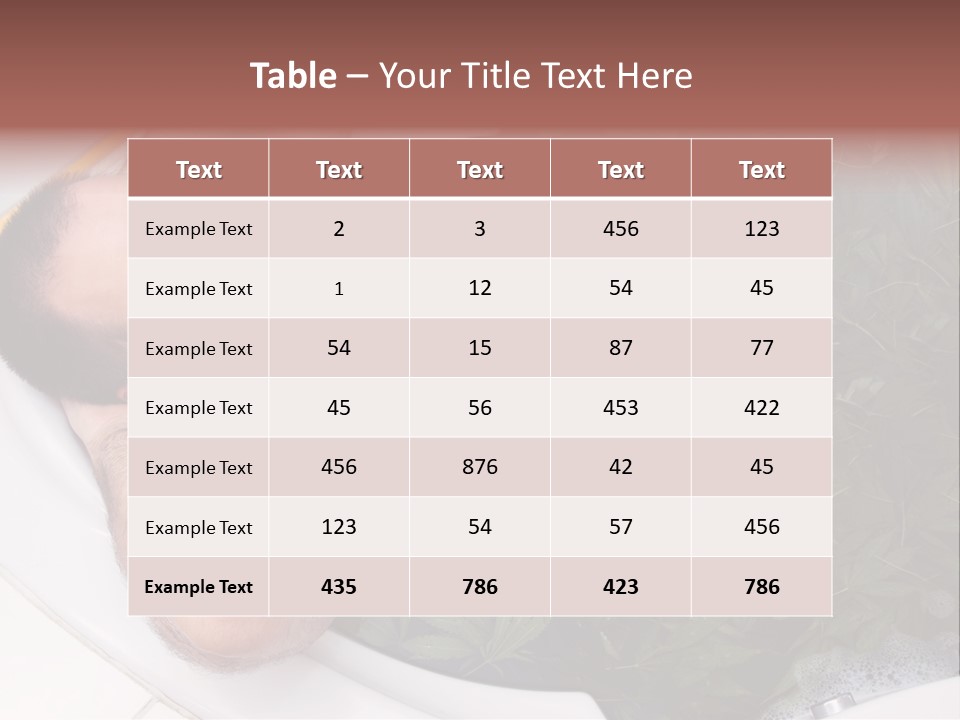 Green Aromatherapy Alternative Medicine PowerPoint Template