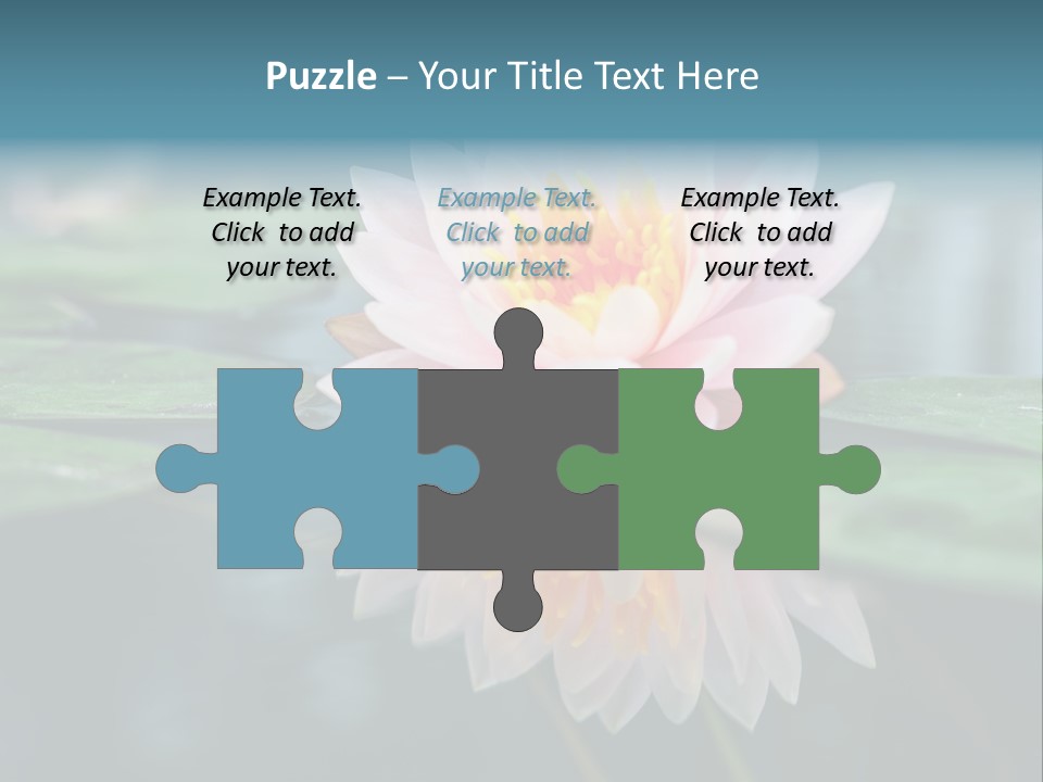 Relax Flower Single PowerPoint Template