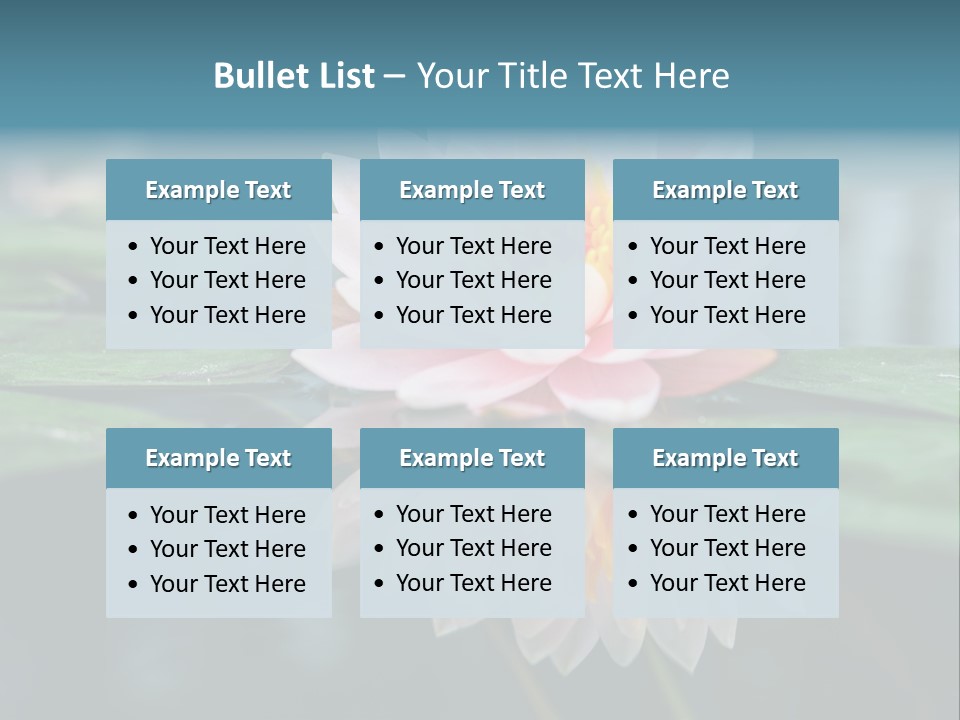 Relax Flower Single PowerPoint Template