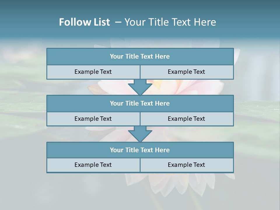 Relax Flower Single PowerPoint Template