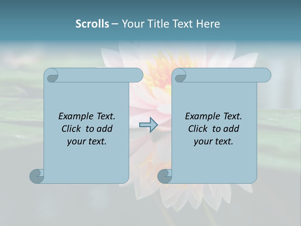 Relax Flower Single PowerPoint Template
