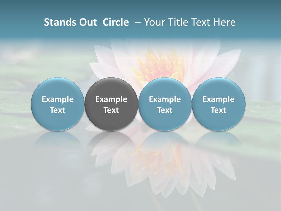 Relax Flower Single PowerPoint Template