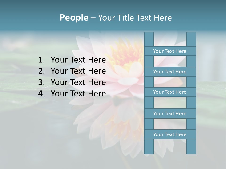 Relax Flower Single PowerPoint Template