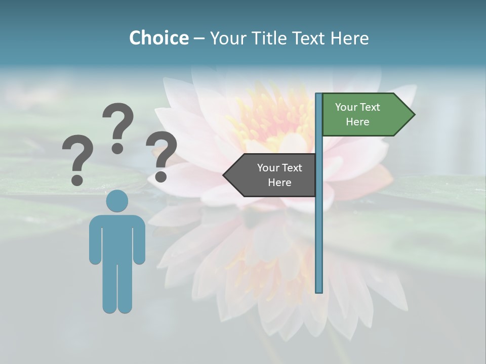 Relax Flower Single PowerPoint Template