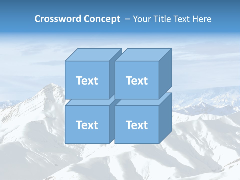 Car Cable Sky PowerPoint Template