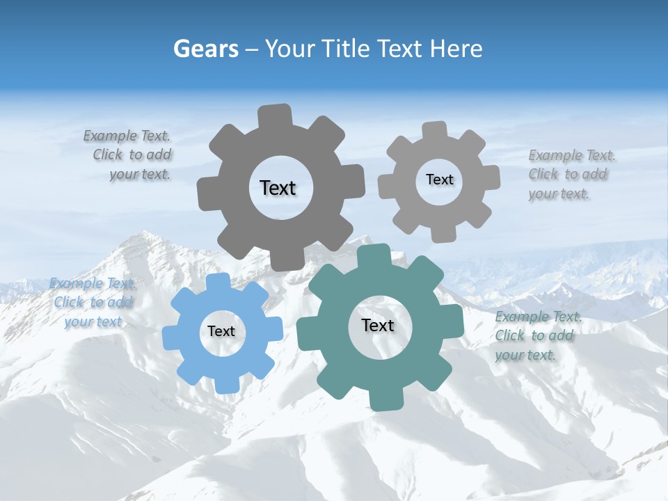 Car Cable Sky PowerPoint Template